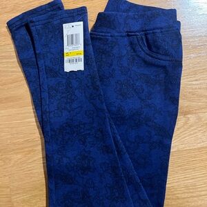 Epic Threads Navy Floral Kids Leggings